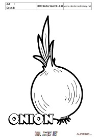 ingilizce boyama sayfaları